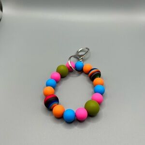 Colorful Beaded Keychain - Handmade K0241C